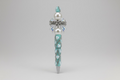 Teal Blue Bling Ink Pen