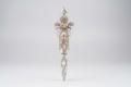 White Bling Heart Ink Pen